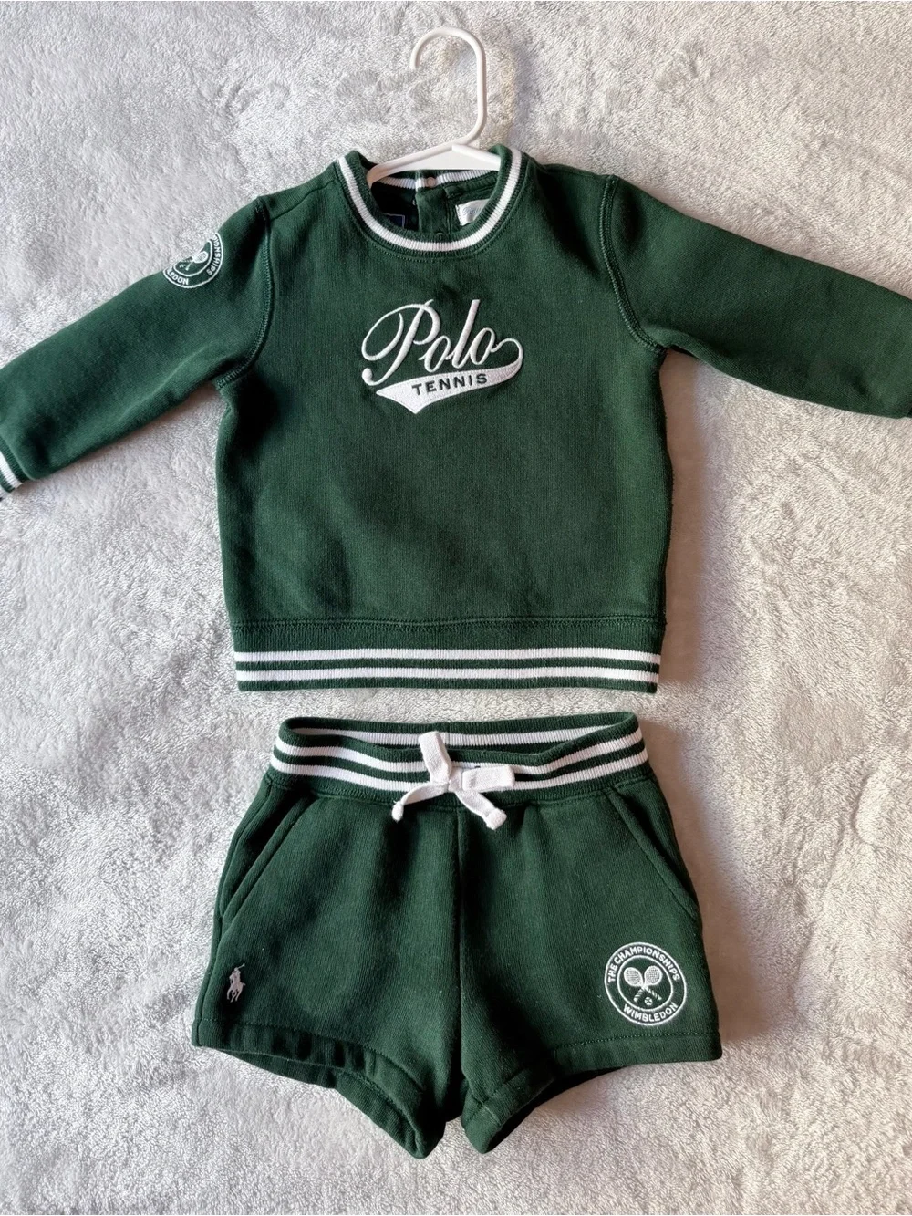Ralph Lauren Baby Polo Tennis Wimbledon 2-Piece Set |12M| Excellent Condition